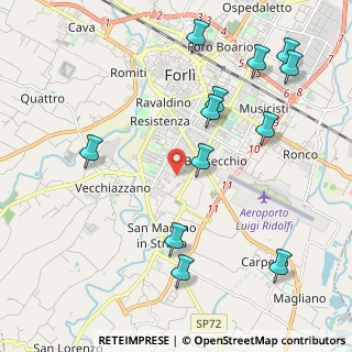 Mappa Via Gerolamo Amaducci, 47121 Forlì FC, Italia (2.4875)