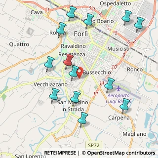 Mappa Via Gerolamo Amaducci, 47121 Forlì FC, Italia (2.37231)