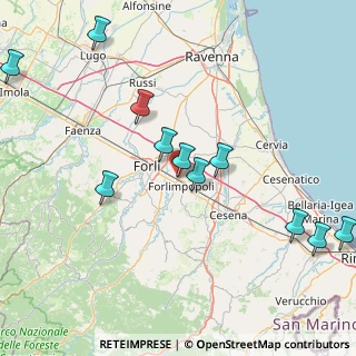 Mappa Via Paganello, 47034 Forlimpopoli FC, Italia (18.66818)