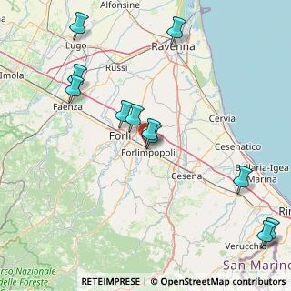 Mappa Via Paganello, 47034 Forlimpopoli FC, Italia (19.27182)