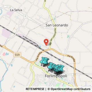 Mappa Via Paganello, 47034 Forlimpopoli FC, Italia (1.2895)