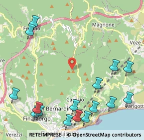 Mappa Strada di Vacchèe, 17024 Finale Ligure SV, Italia (3.03063)