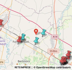 Mappa Via Ceredi, 47032 Santa Maria Nuova FC, Italia (7.3355)