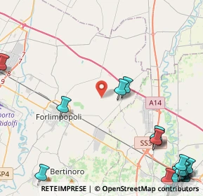 Mappa Via Ceredi, 47032 Santa Maria Nuova FC, Italia (7.406)