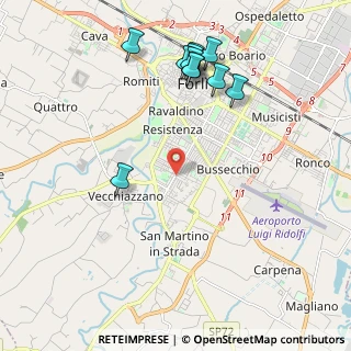 Mappa Via Colomba Antonietti Porzi, 47121 Forlì FC, Italia (2.33364)