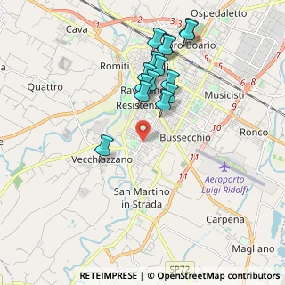 Mappa Via Colomba Antonietti Porzi, 47121 Forlì FC, Italia (1.87867)