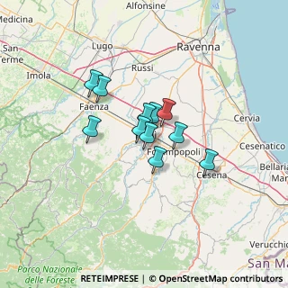 Mappa Via Colomba Antonietti Porzi, 47121 Forlì FC, Italia (8.49273)