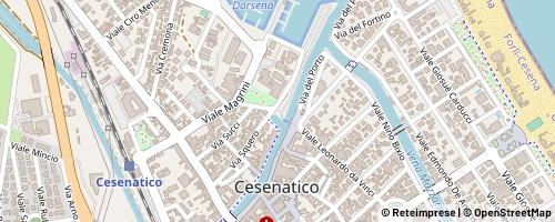 Mappa Cesenatico