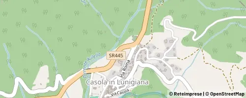 Mappa Casola in Lunigiana