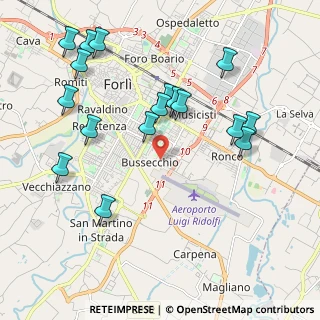 Mappa Via Antonio de Nobili, 47121 Forlì FC, Italia (2.26588)