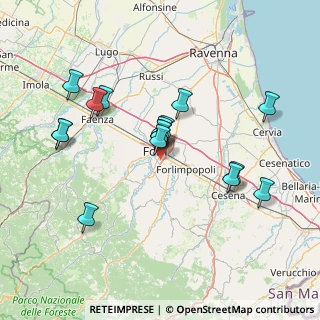 Mappa Via Antonio de Nobili, 47121 Forlì FC, Italia (14.2825)
