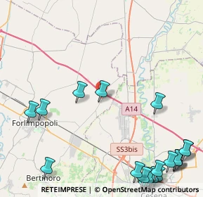 Mappa Via Papa Giovanni XXIII, 47032 Santa Maria Nuova FC, Italia (6.805)