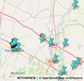 Mappa Via Papa Giovanni XXIII, 47032 Santa Maria Nuova FC, Italia (5.8185)