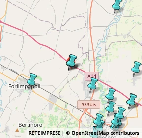 Mappa Via Papa Giovanni XXIII, 47032 Santa Maria Nuova FC, Italia (6.3085)