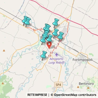 Mappa Via dei Neri, 47121 Forlì FC, Italia (2.82667)