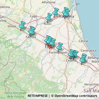 Mappa Via dei Neri, 47121 Forlì FC, Italia (16.4375)