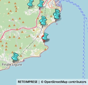 Mappa SS 1 Via Aurelia, 17026 Noli SV, Italia (4.54091)