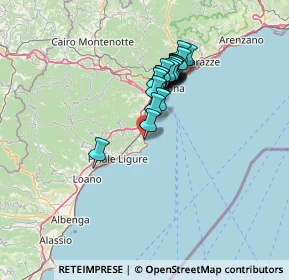 Mappa SS 1 Via Aurelia, 17026 Noli SV, Italia (10.805)