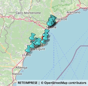 Mappa SS 1 Via Aurelia, 17026 Noli SV, Italia (9.181)