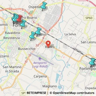 Mappa Via Francesco Baracca, 47121 Forlì FC, Italia (3.33273)