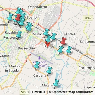 Mappa Via Francesco Baracca, 47121 Forlì FC, Italia (2.5885)