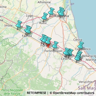 Mappa Via Francesco Baracca, 47121 Forlì FC, Italia (16.93722)