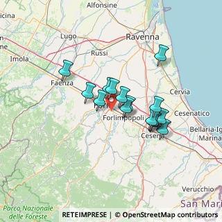 Mappa Via Francesco Baracca, 47121 Forlì FC, Italia (10.66067)