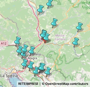 Mappa Piazza Ferruccio Parri, 54011 Aulla MS, Italia (8.9665)