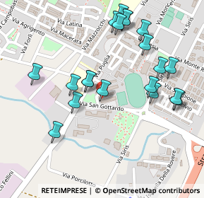 Mappa Via Rione Pascoli, 75025 Policoro MT, Italia (0.279)