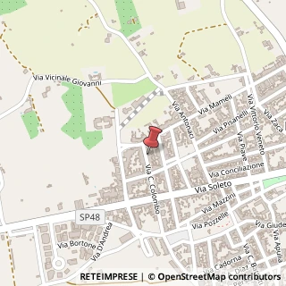 Mappa Via Cristoforo Colombo, 11, 73025 Martano, Lecce (Puglia)
