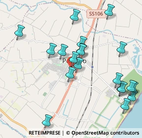 Mappa Via Monginevro, 75025 Policoro MT, Italia (2.415)