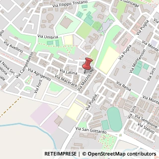 Mappa Via Latina, 6, 75025 Policoro, Matera (Basilicata)