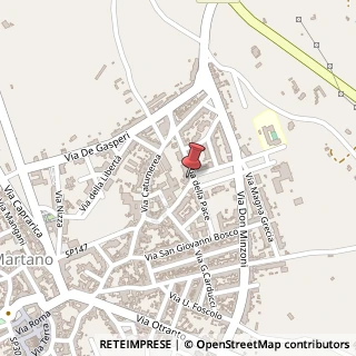 Mappa Via San Giorgio, 31, 73025 Martano, Lecce (Puglia)