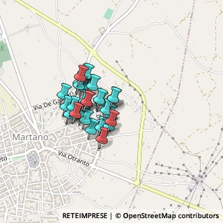Mappa Via Prolungamento Piazza Gramsci, 73025 Martano LE, Italia (0.33)