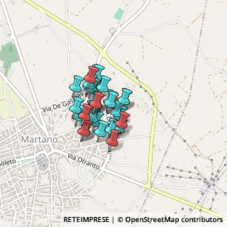 Mappa Via Grecia Magna, 73025 Martano LE, Italia (0.26667)