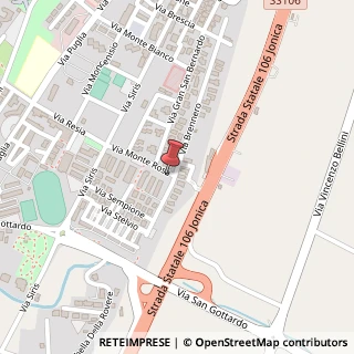 Mappa Via Brennero, 32B, 75025 Policoro, Matera (Basilicata)