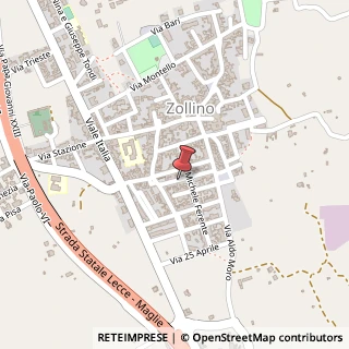 Mappa Via Corsica, 47, 73010 Zollino, Lecce (Puglia)