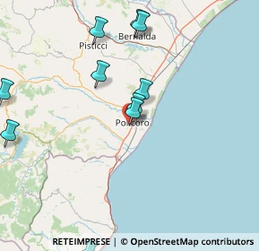 Mappa Via Puglia, 75025 Policoro MT, Italia (20.95455)