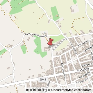 Mappa Via Fratelli Cervi, 73025 Martano LE, Italia, 73025 Martano, Lecce (Puglia)