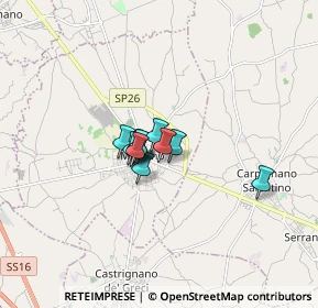 Mappa Via San Giovanni Bosco, 73025 Martano LE, Italia (0.88273)