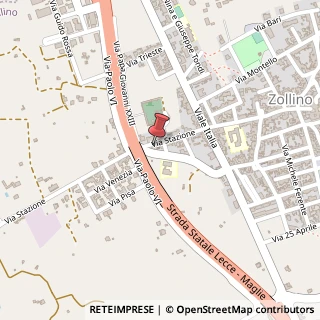 Mappa Via Stazione, 39, 73010 Zollino, Lecce (Puglia)
