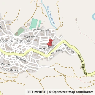 Mappa Via Giosuè Carducci, 14, 08027, 08027 Orgosolo, Nuoro (Sardegna)