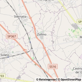 Mappa Zollino