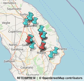 Mappa Via della Libertà, 73025 Martano LE, Italia (11.21)