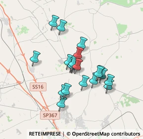 Mappa Via della Libertà, 73025 Martano LE, Italia (2.9175)