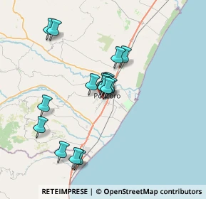 Mappa Via Antonio de Curtis, 75025 Policoro MT, Italia (6.15882)