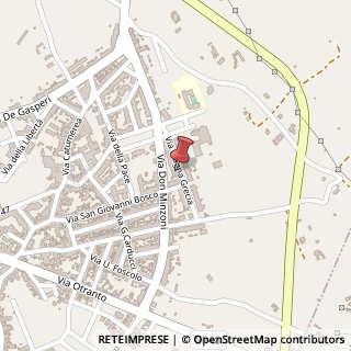Mappa Via Magna Grecia, 26, 73025 Martano, Lecce (Puglia)