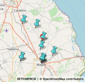 Mappa Largo Santa Sofia, 73025 Martano LE, Italia (7.83455)