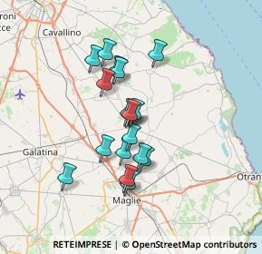 Mappa Largo Santa Sofia, 73025 Martano LE, Italia (5.90412)