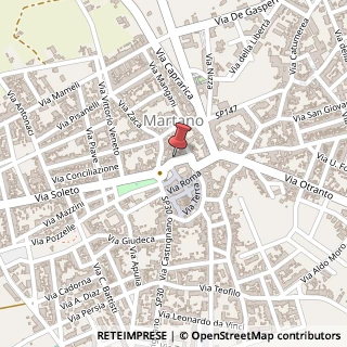 Mappa Via Guglielmo Marconi, 147, 73025 Martano, Lecce (Puglia)